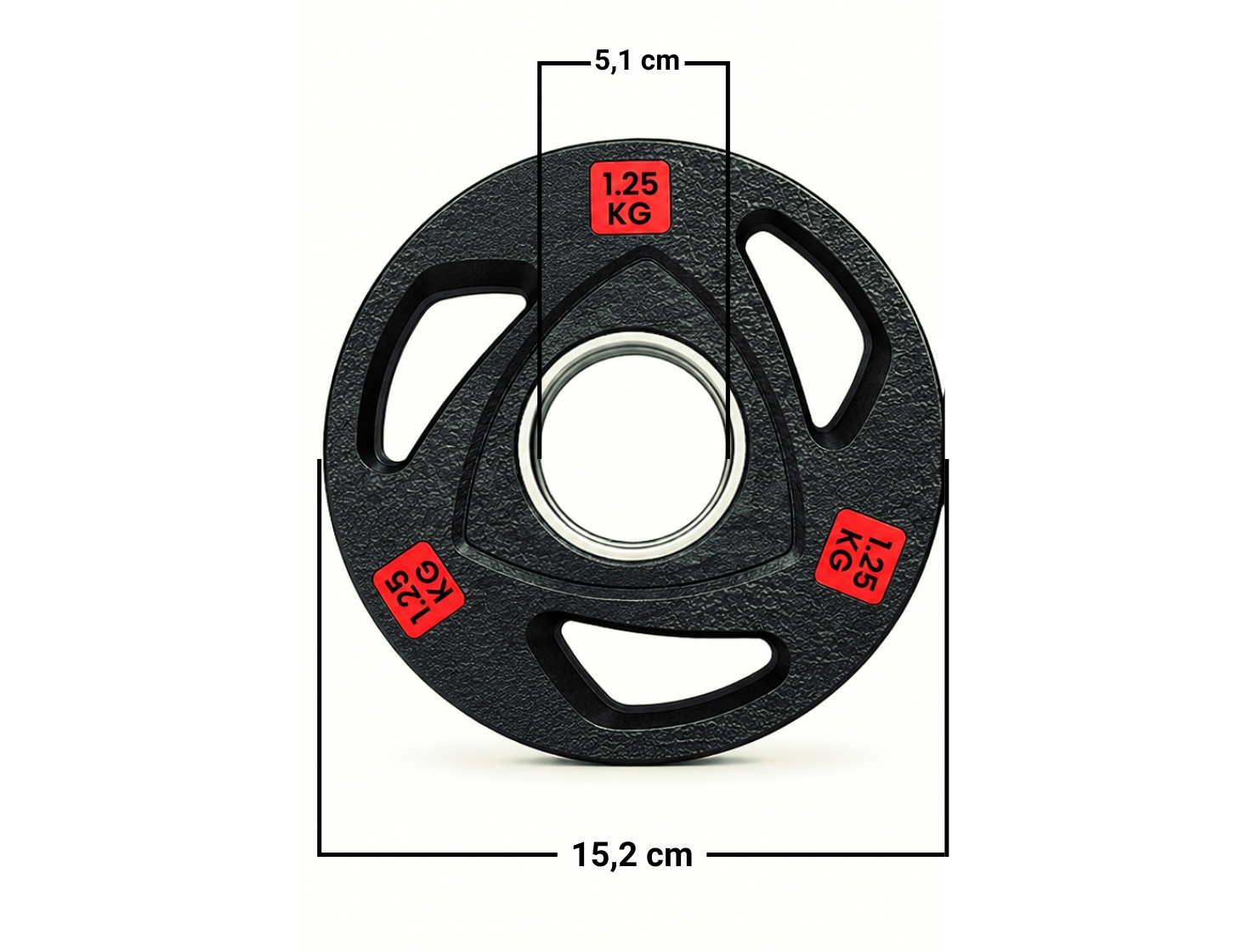 Par Discos Olímpicos Grip Pro 1,25 Kg (con agarre) 2