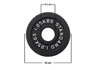 Par Discos IRON BLACK 1,25 Kg