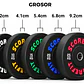 Pack 60 Kg Discos Bumper + Barra Olímpica 20 Kg - Miniatura 3