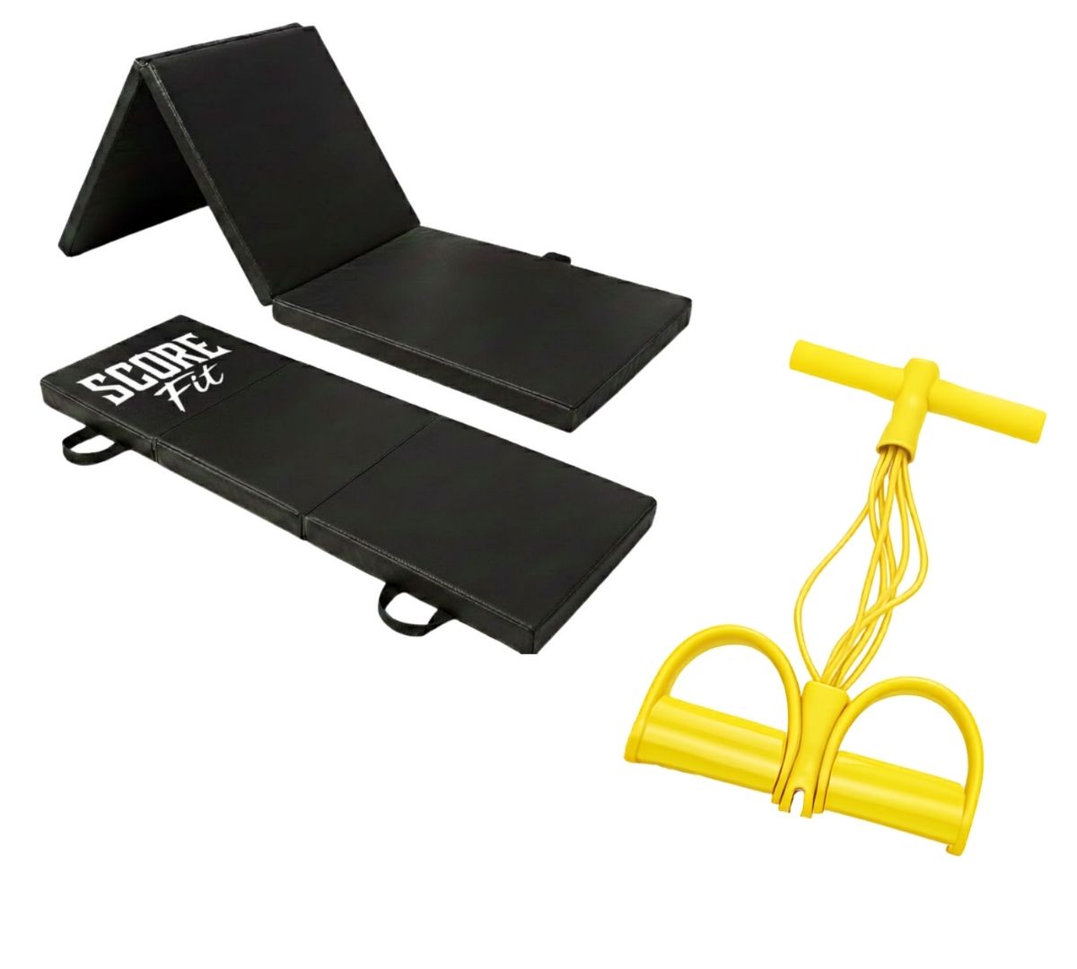Colchoneta Plegable 180 cm + Banda Elástica para Remo  1