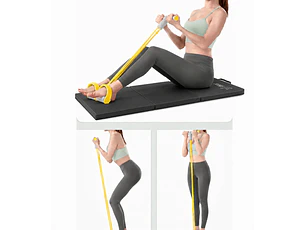 Colchoneta Plegable 180 cm + Banda Elástica para Remo 
