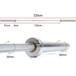 Pack 150 Kg Discos Barbell Standard + Barra Olímpica 20 Kg - Miniatura 2