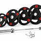 Pack 150 Kg Discos Grip Pro + Barra Olímpica 20 Kg - Miniatura 1