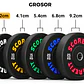 Par Discos Olímpicos Bumper 5 Kg SCORE FIT® - Miniatura 3