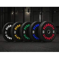 Par Discos Olímpicos Bumper 10 Kg SCORE FIT® - Miniatura 4