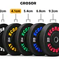 Par Discos Olímpicos Bumper 10 Kg SCORE FIT® - Miniatura 3