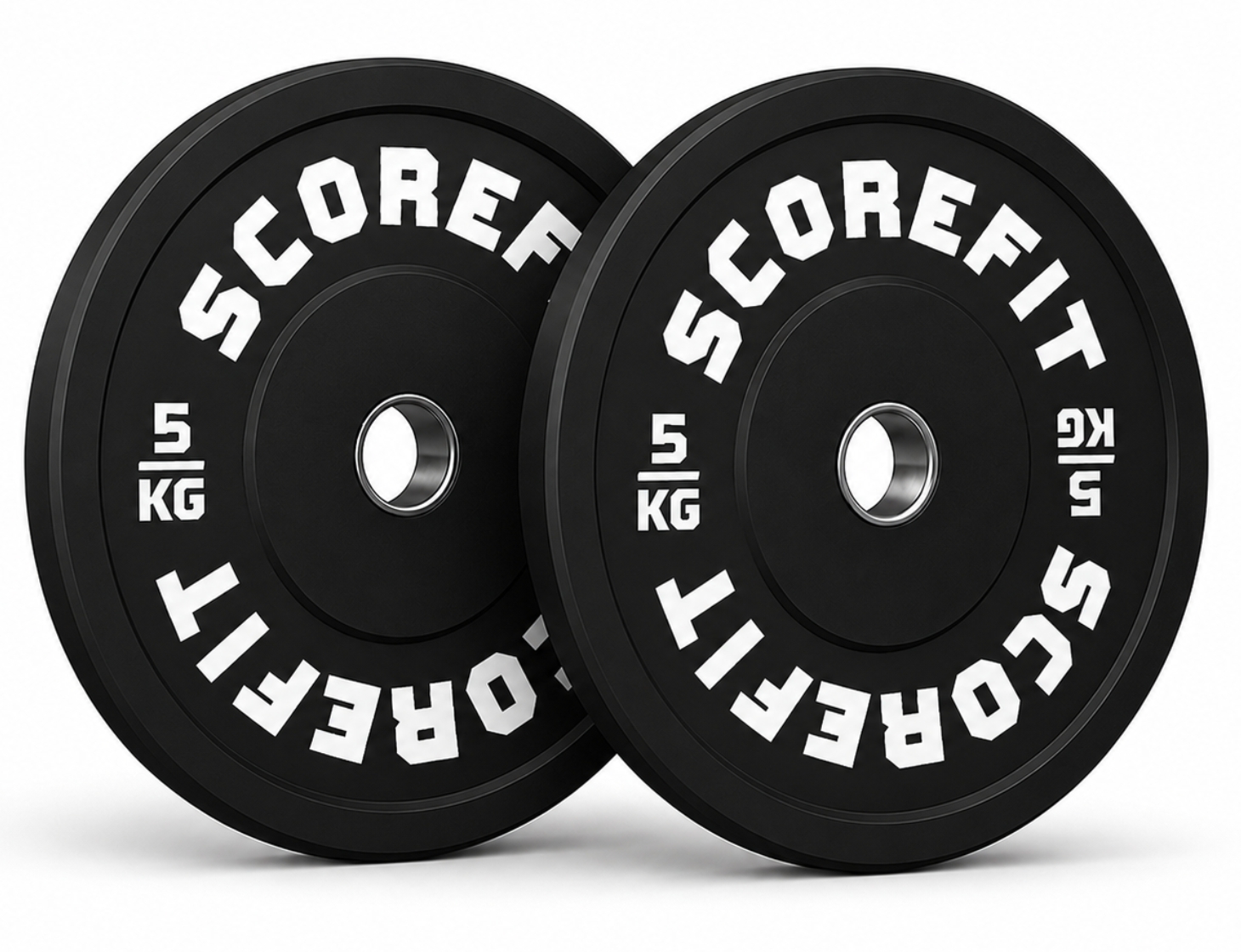 Par Discos Olímpicos Bumper 5 Kg SCORE FIT® 1