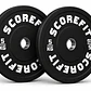 Par Discos Olímpicos Bumper 5 Kg SCORE FIT® - Miniatura 1