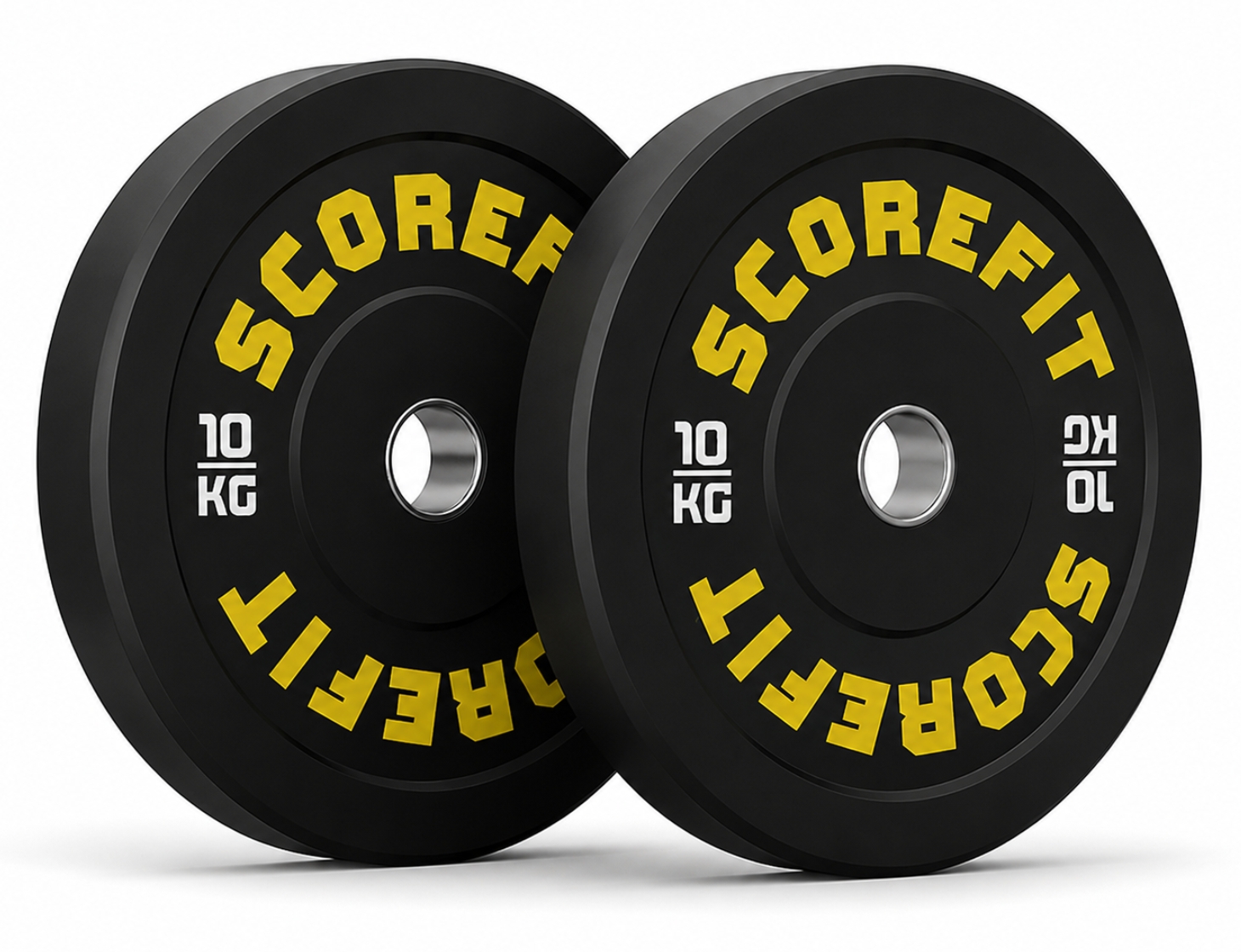 Par Discos Olímpicos Bumper 10 Kg SCORE FIT® 1