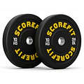 Par Discos Olímpicos Bumper 10 Kg SCORE FIT®