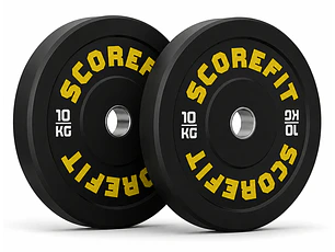 Par Discos Olímpicos Bumper 10 Kg SCORE FIT® | PREVENTA
