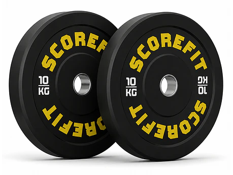 Par Discos Olímpicos Bumper 10 Kg SCORE FIT®