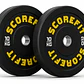 Par Discos Olímpicos Bumper 10 Kg SCORE FIT® - Miniatura 1