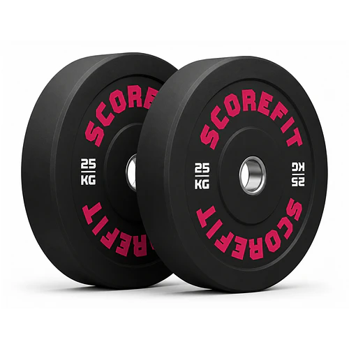 Par Discos Olímpicos Bumper 25 Kg SCORE FIT®