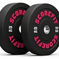 Par Discos Olímpicos Bumper 25 Kg SCORE FIT® - Miniatura 1
