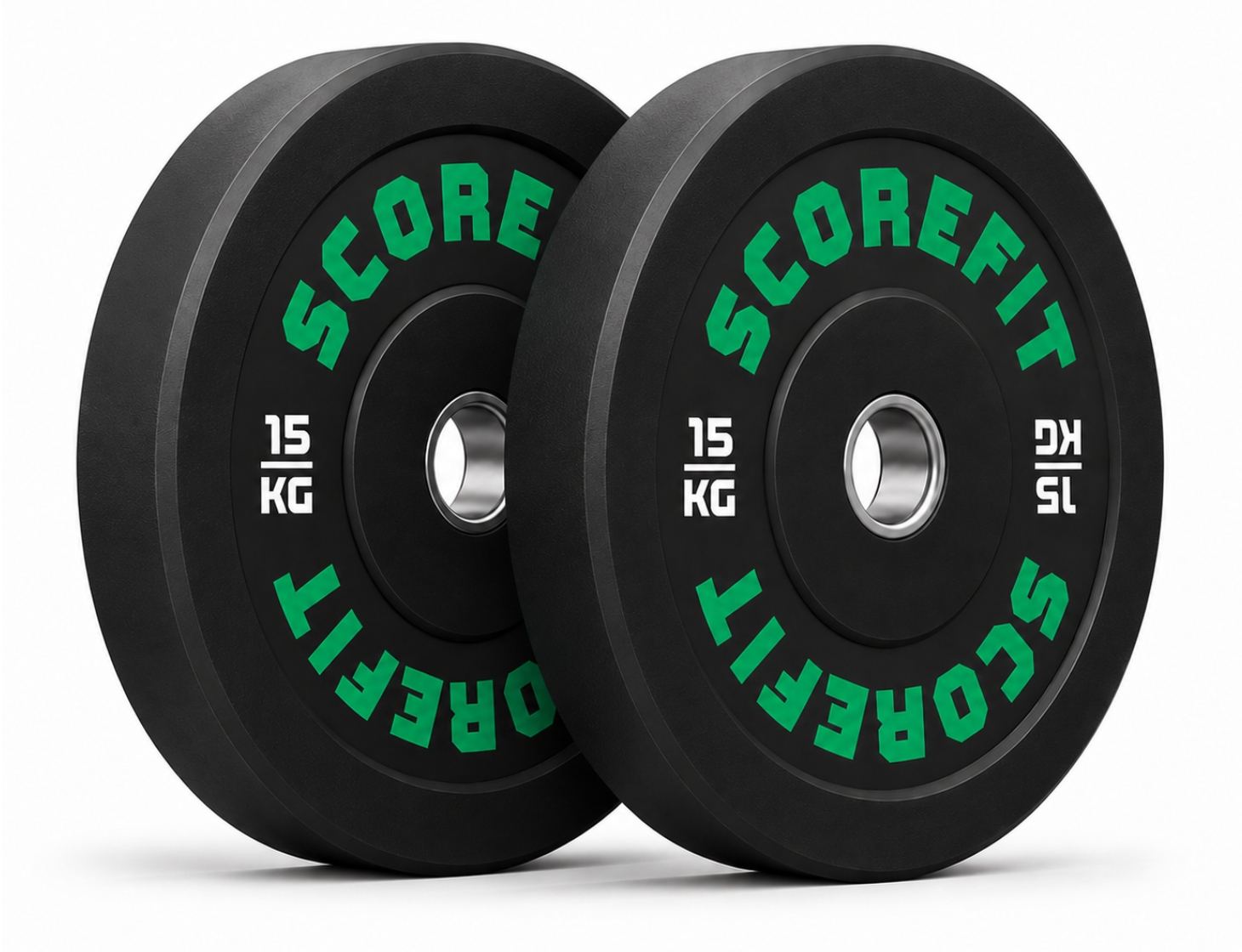 Par Discos Olímpicos Bumper 15 Kg SCORE FIT® 1