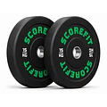 Par Discos Olímpicos Bumper 15 Kg SCORE FIT®