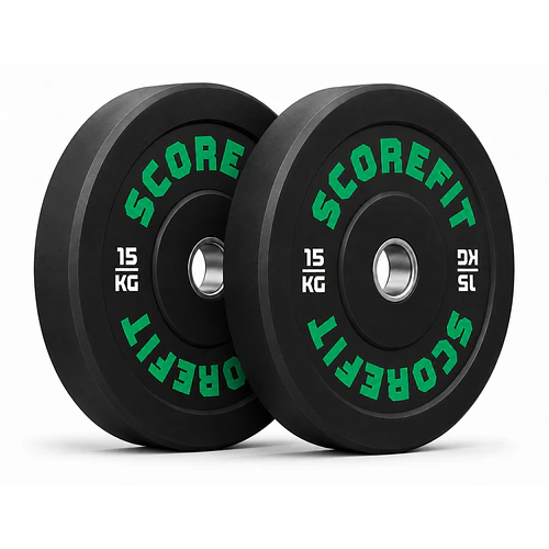 Par Discos Olímpicos Bumper 15 Kg SCORE FIT®
