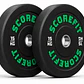 Par Discos Olímpicos Bumper 15 Kg SCORE FIT® - Miniatura 1