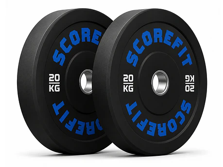 Par Discos Olímpicos Bumper 20 Kg SCORE FIT®