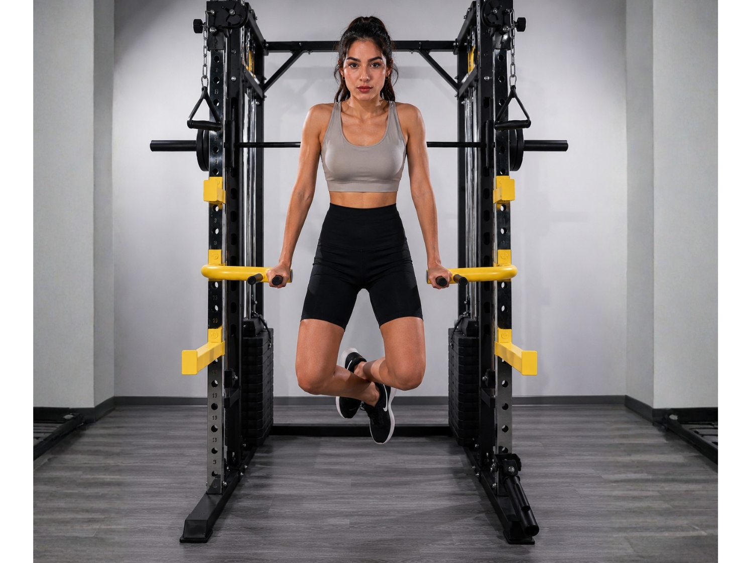 Power Rack SF-PRO + Banco Regulable + 30Kg Discos (RESERVA 40%) 7
