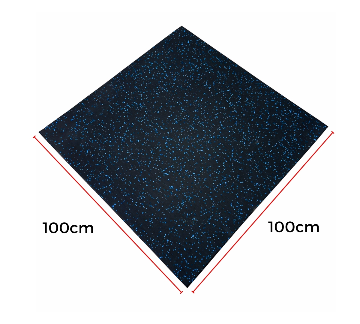 125 m2 Piso de Caucho 100x100x1.5cm (Superficie Lisa) 3