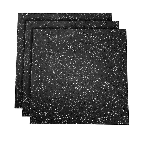 Piso de Caucho 100x100x1.5cm (Superficie Lisa White)