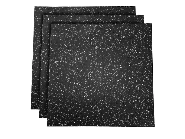 Piso de Caucho 100x100x1.5cm (Superficie Lisa White)