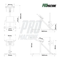 Banco Lumbar GHD ZR Series PROmachine - Miniatura 7