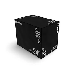 Cajón Pliométrico Acolchado 3 en 1 (75x50x60cm) HWM® - Miniatura 2