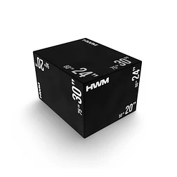 Cajón Pliométrico Acolchado 3 en 1 (75x50x60cm) HWM® - Miniatura 1