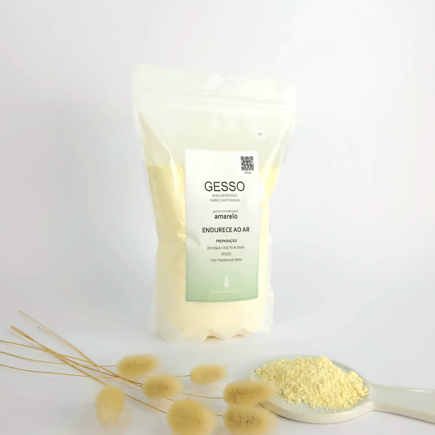 AMARELO GESSO COLORIDO SEMI-HIDRATADO  3