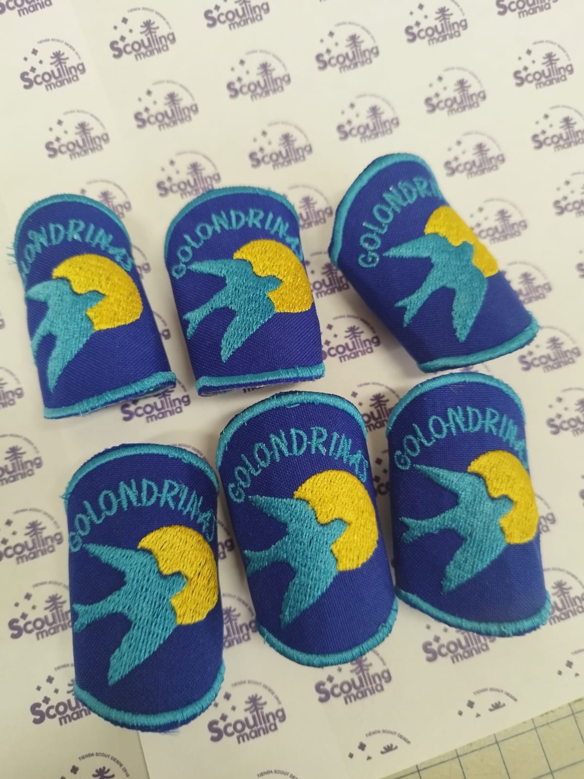 PACK x6 - Turcos bordados - Golondrina Sol