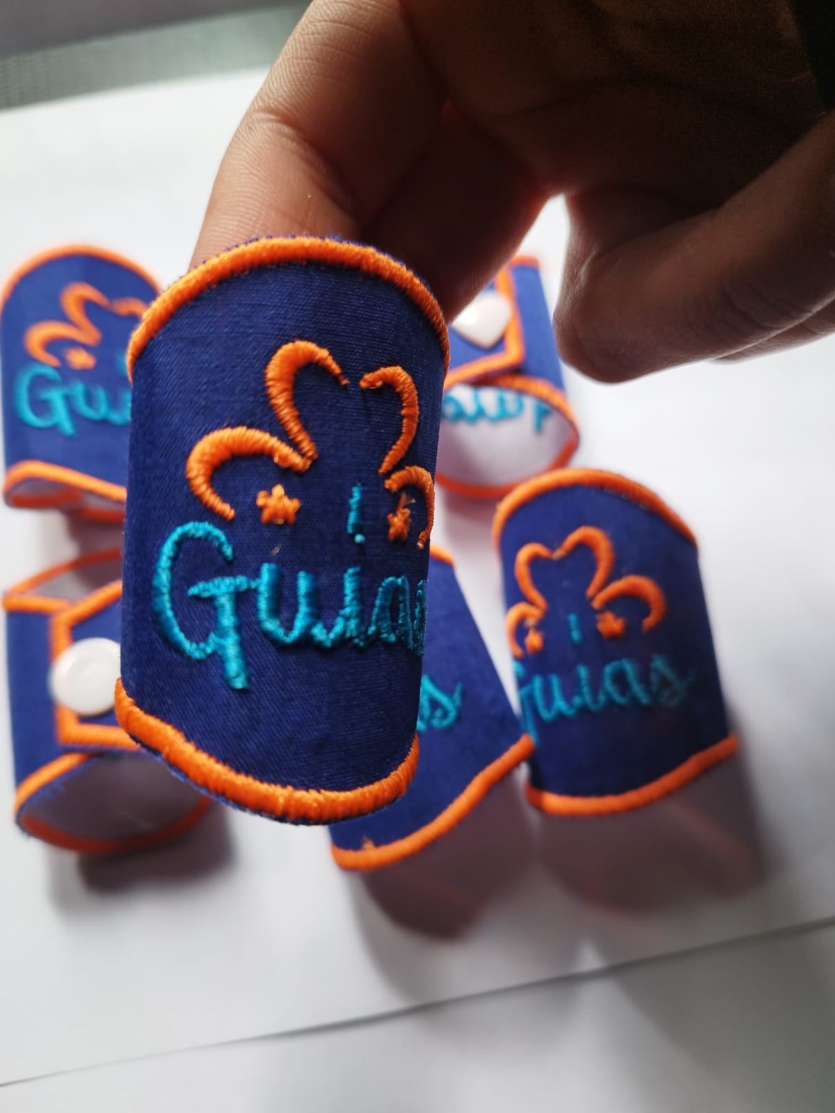 PACK X6 - TURCOS BORDADOS - GUIAS albafluor