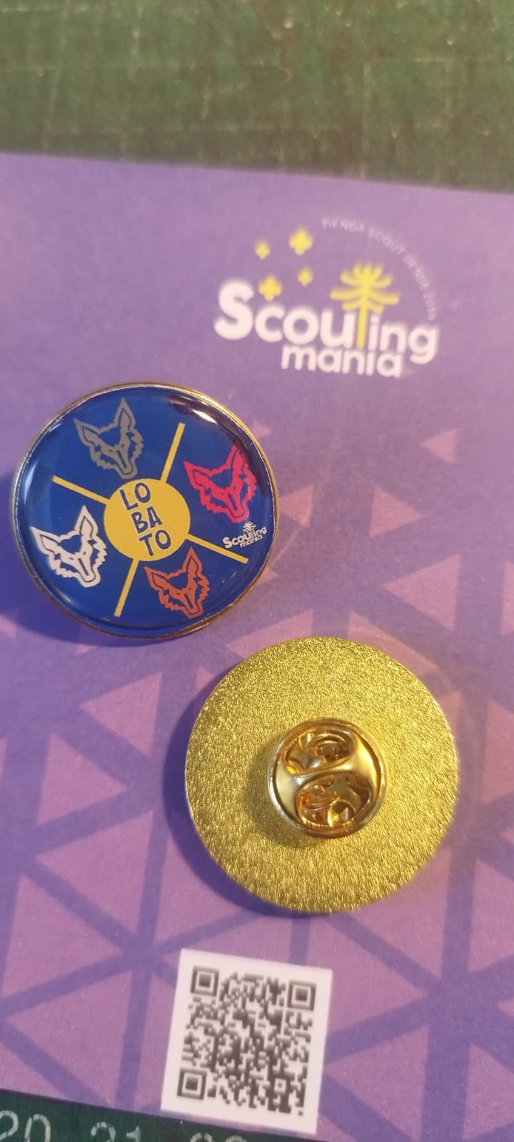 PIN METALICO LOBATO