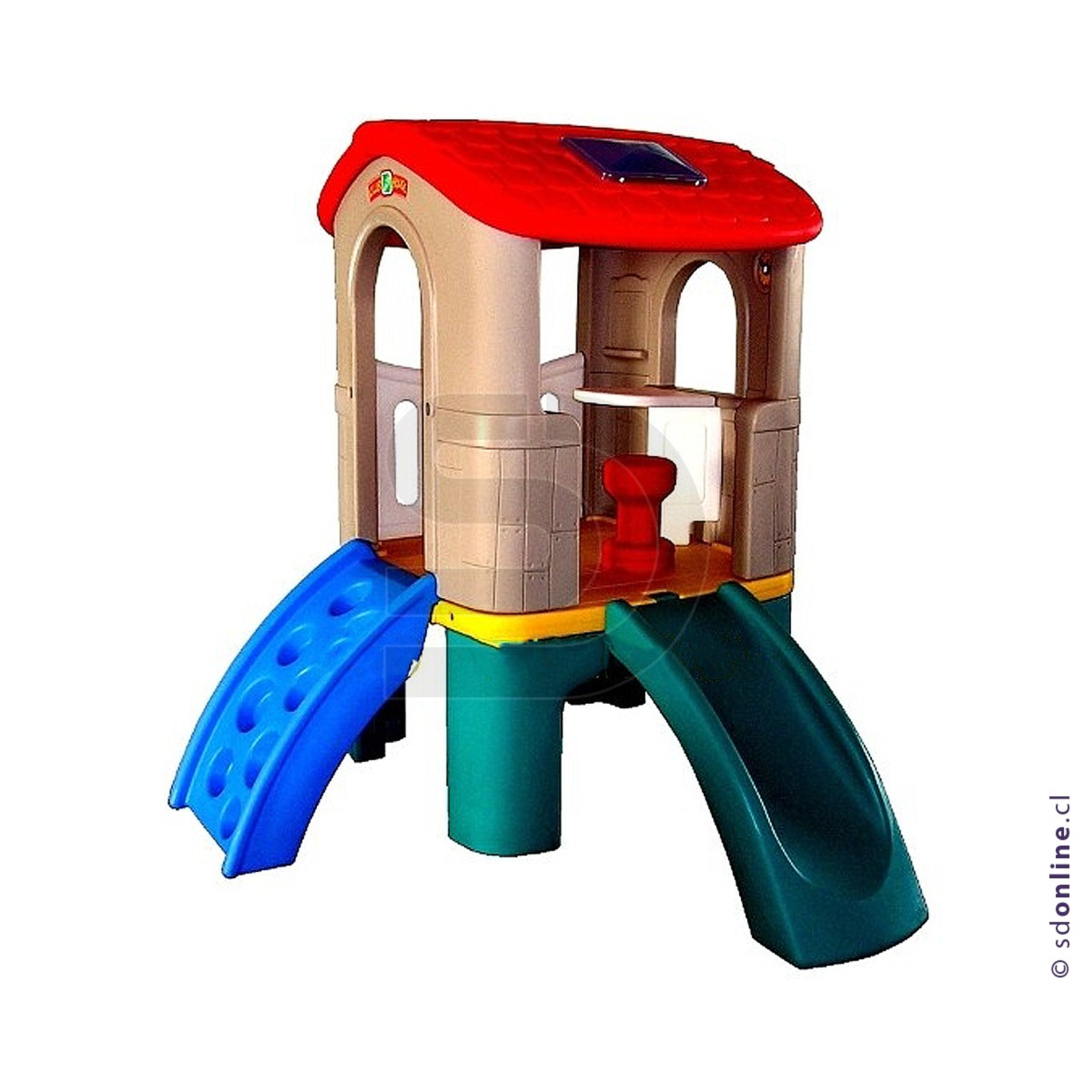 Estación de juegos casa tobogán Ludik 1