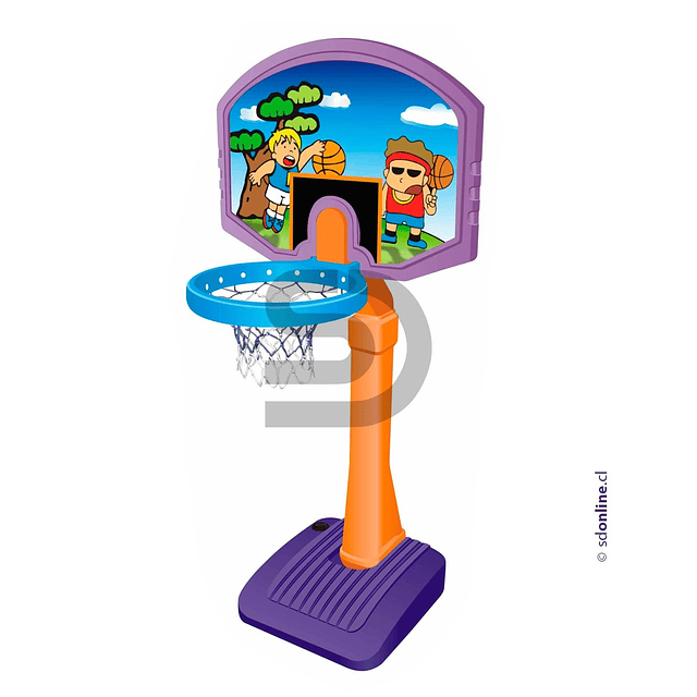 Aro de basketball - con pelota