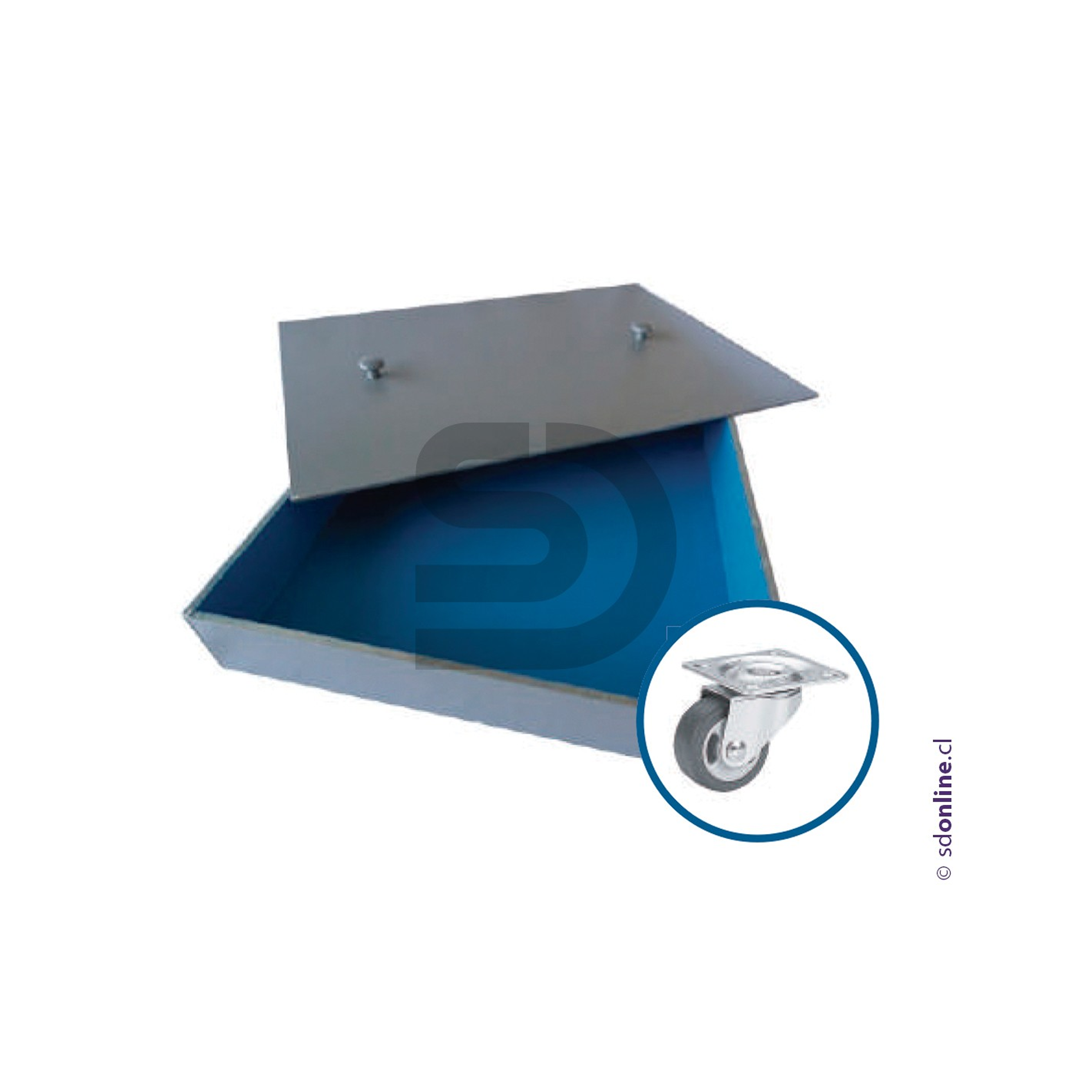 Caja de arena con ruedas 1