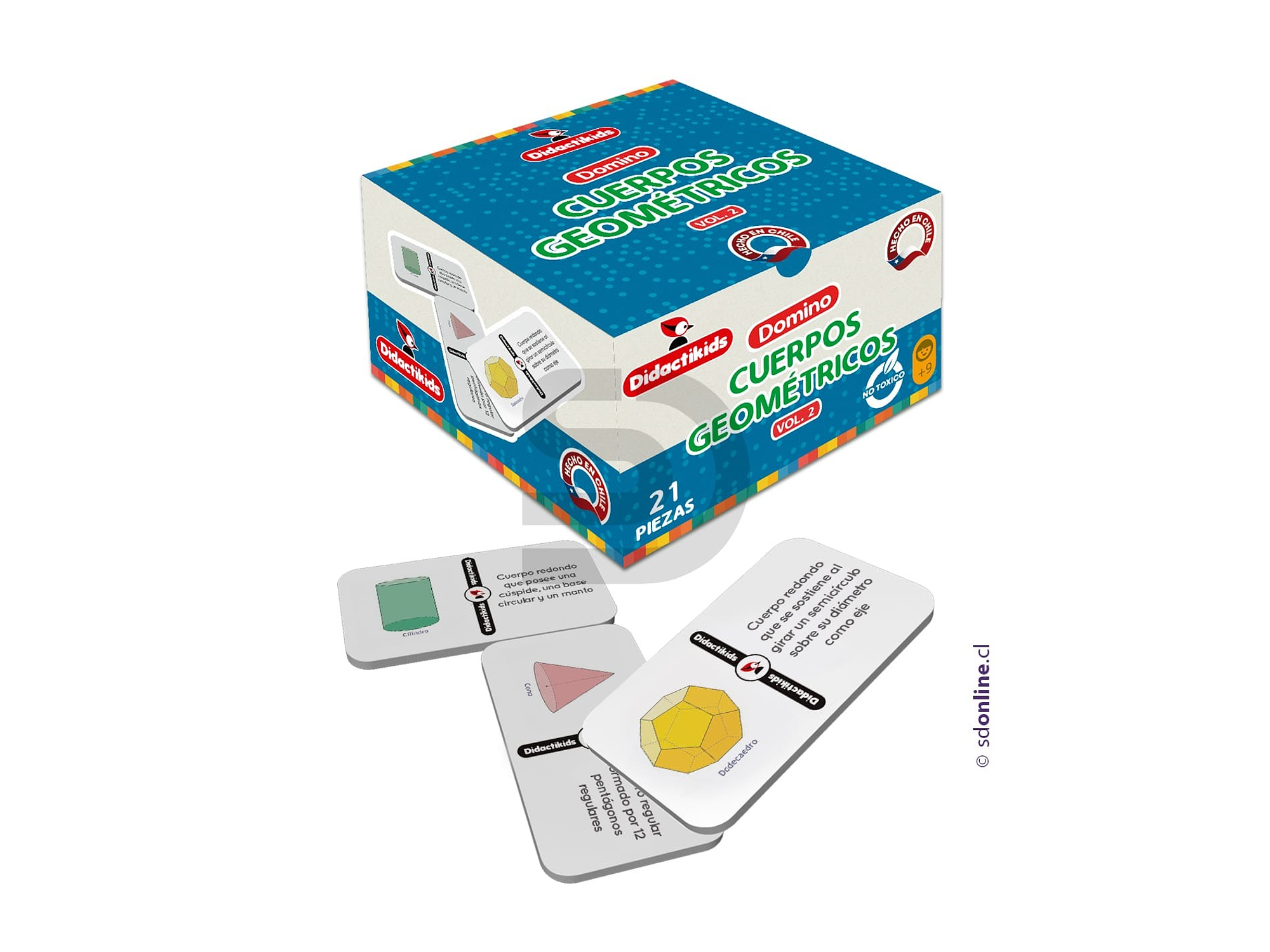 Dominó de cuerpos geométricos - Vol 2 1