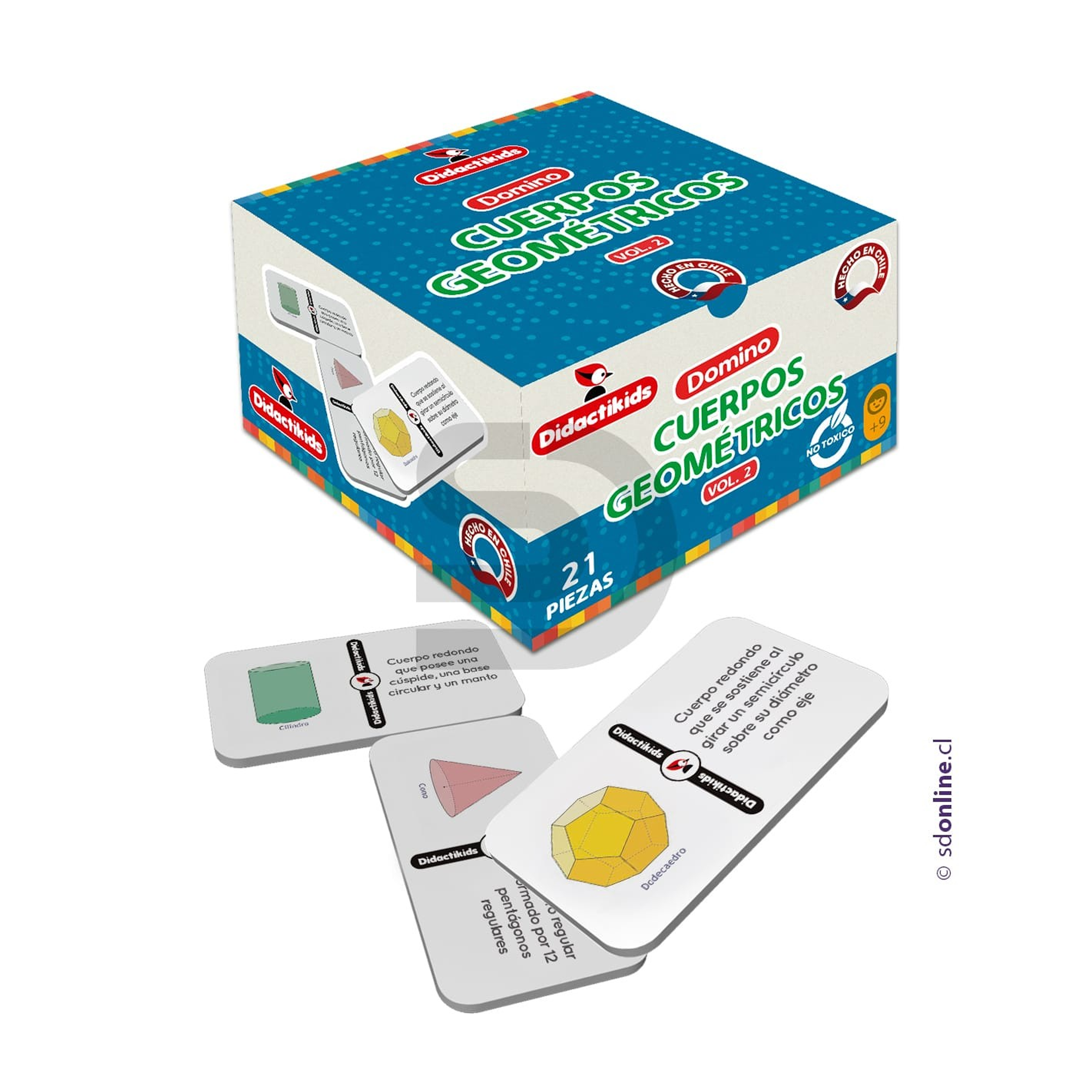 Dominó de cuerpos geométricos - Vol 2 1