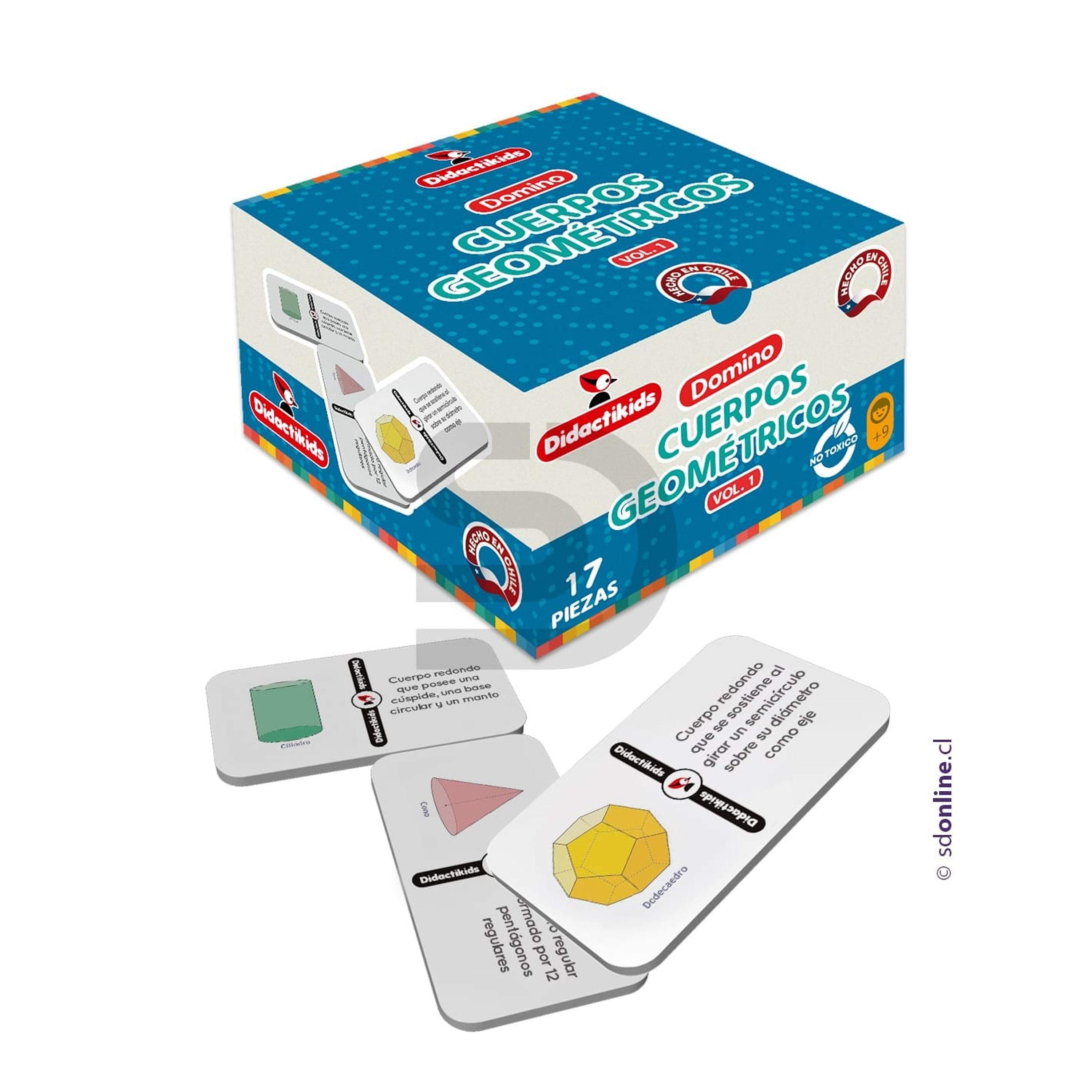 Dominó de cuerpos geométricos - Vol 1 1