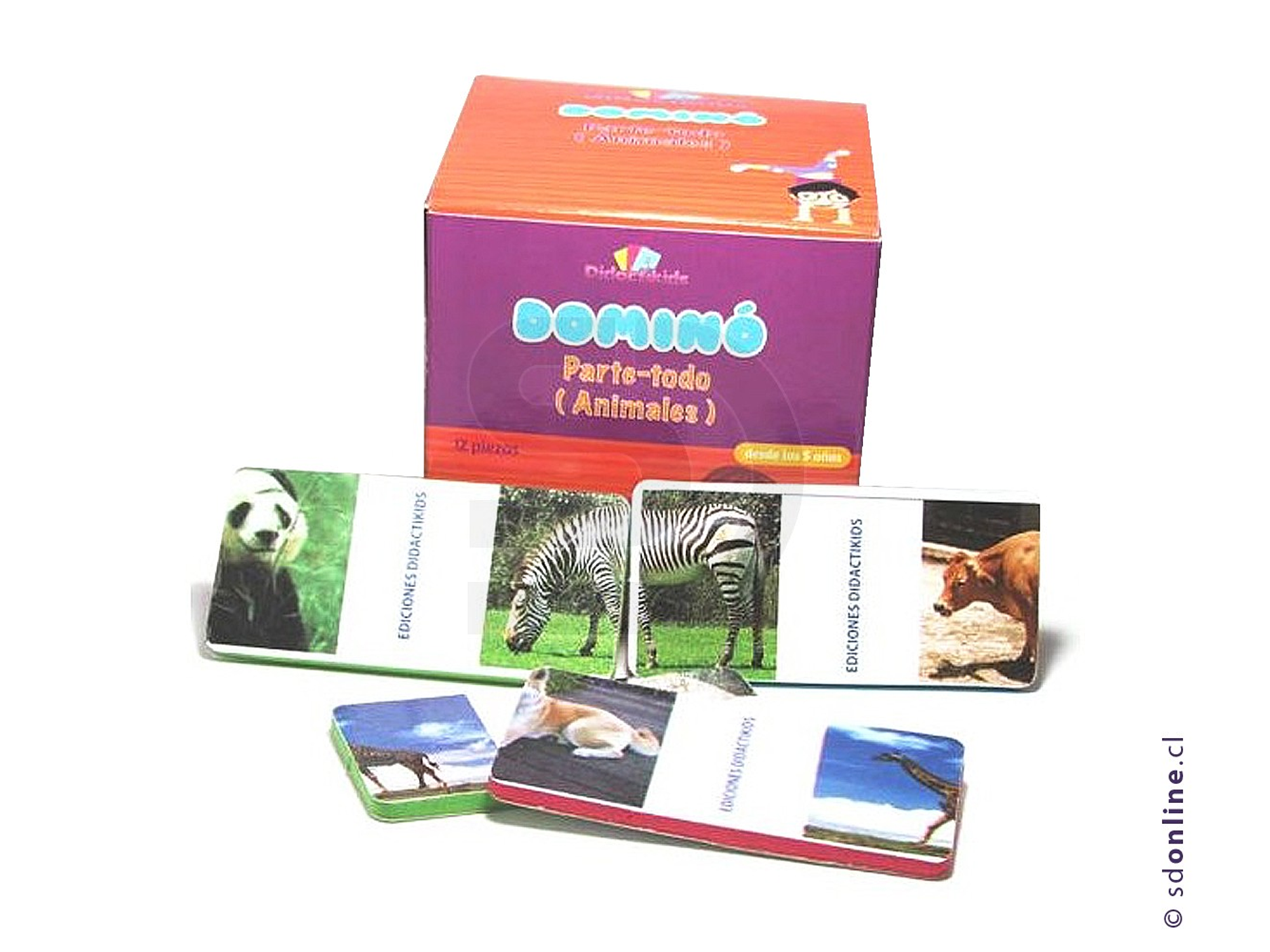 Dominó medio de animales 1