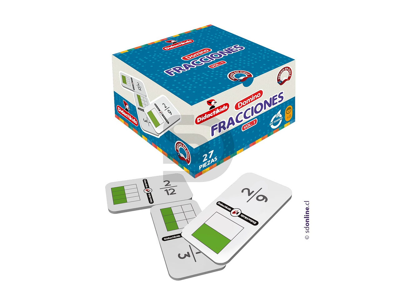 Dominó de fracciones - Vol 1 1