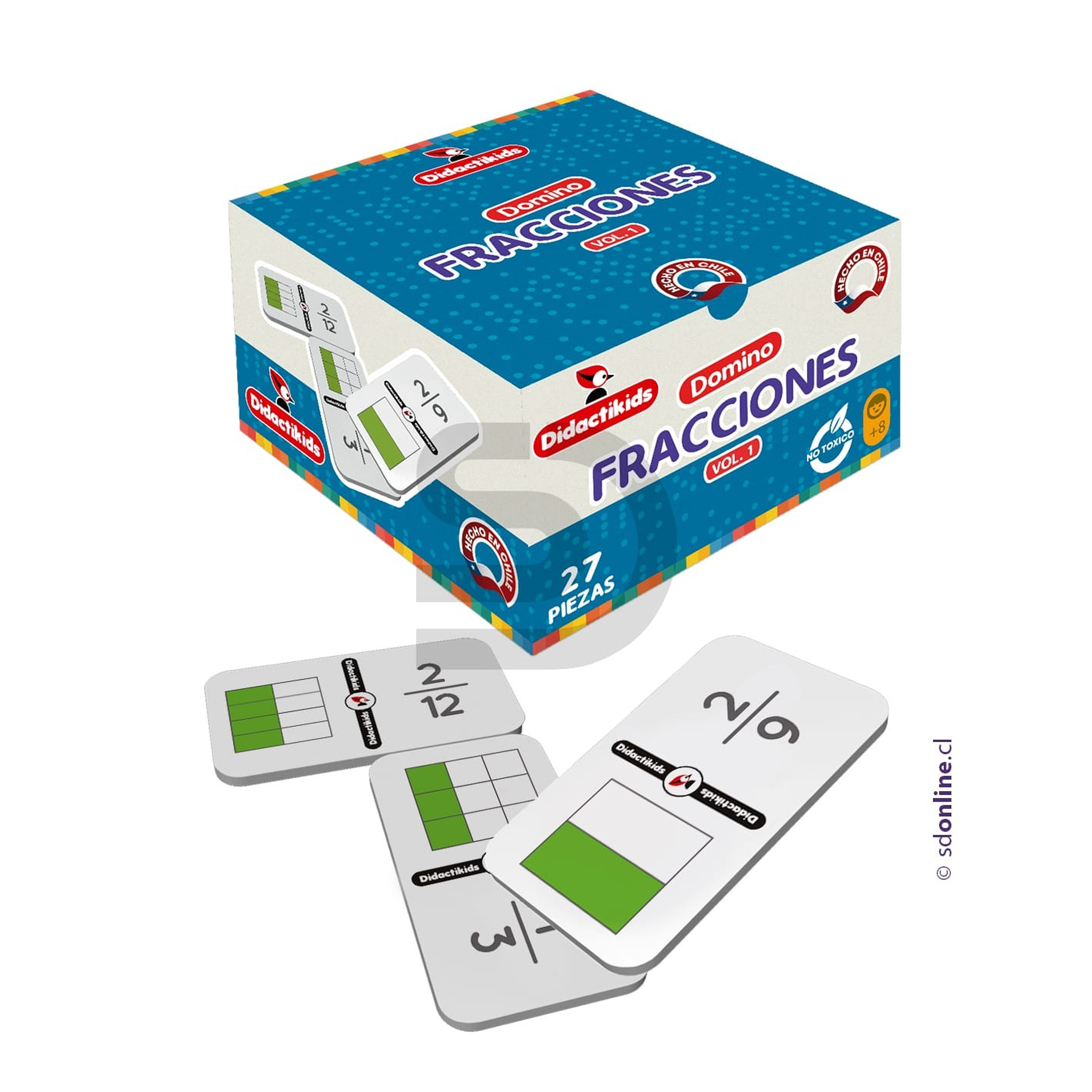 Dominó de fracciones - Vol 1 1