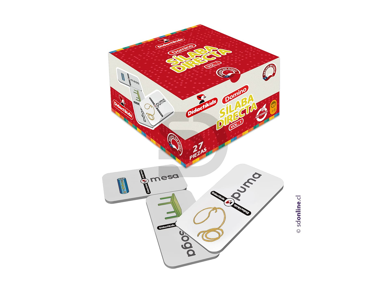Dominó de silaba directa - Vol 1 1