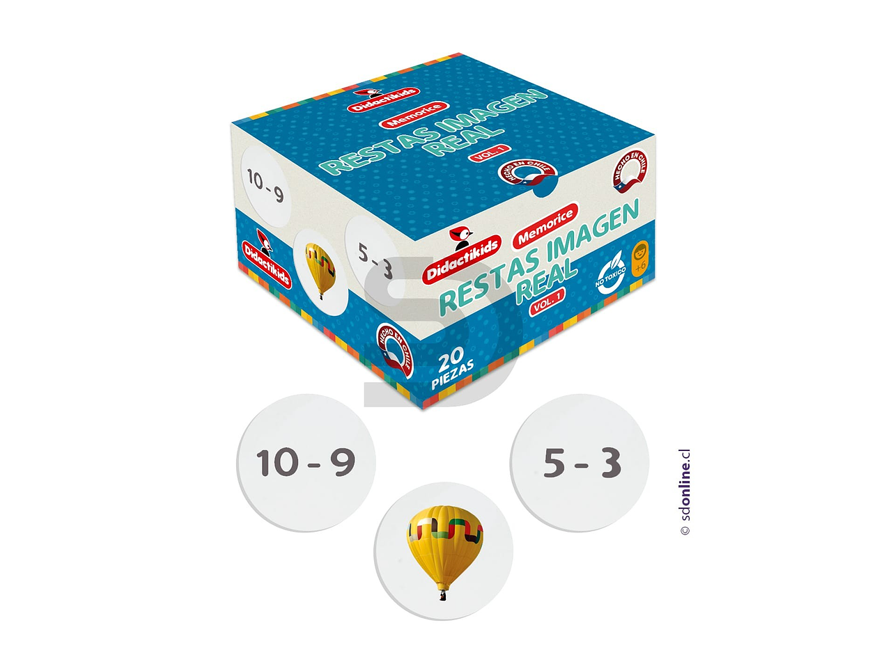 Memorice restas imagen real 1