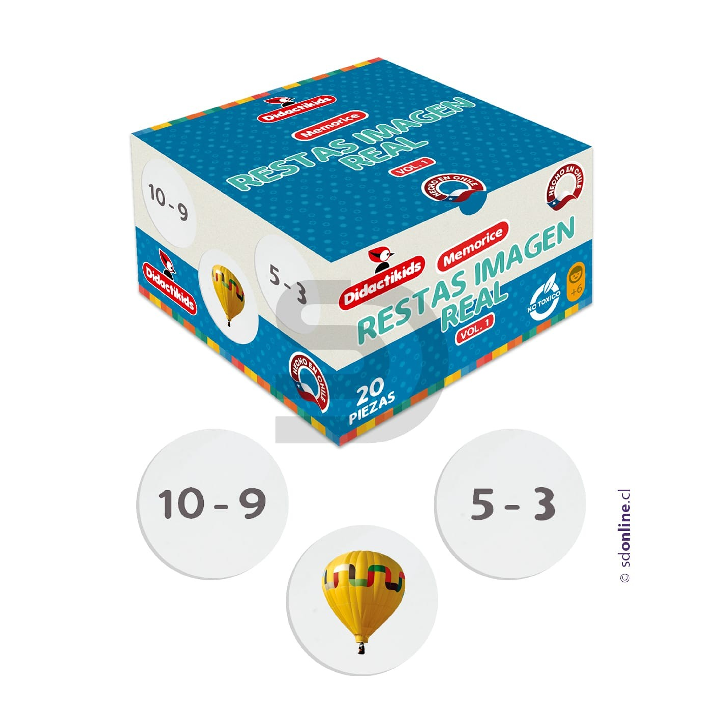 Memorice restas imagen real 1