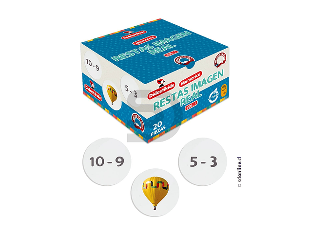 Memorice restas imagen real 1