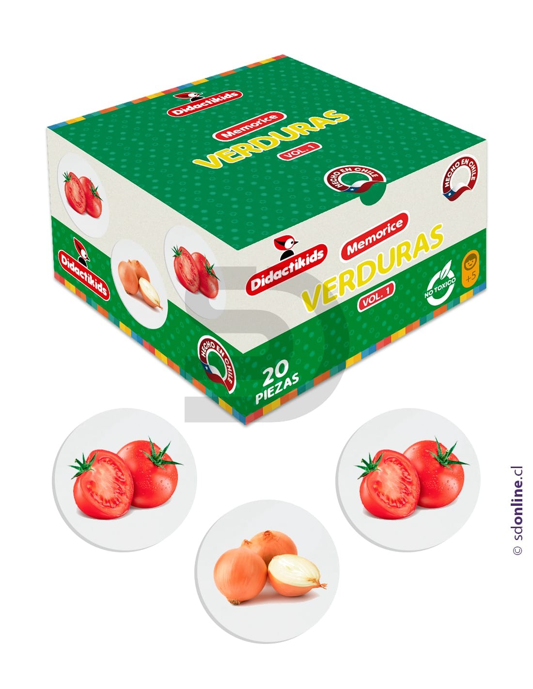 Memorice de verduras