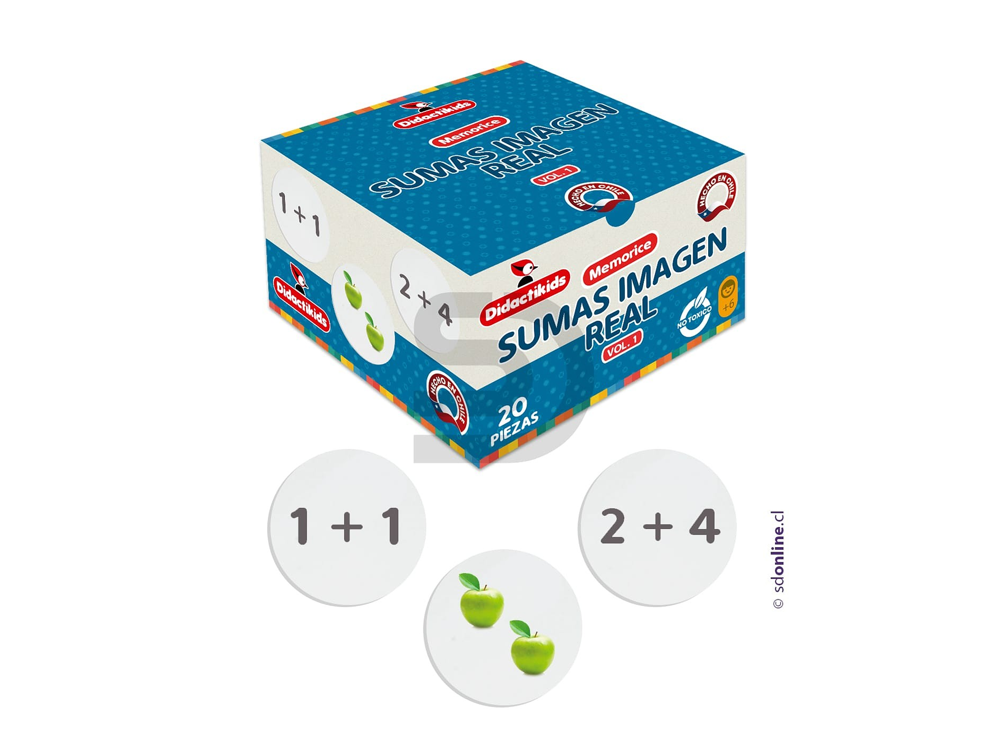 Memorice sumas imagen real 1